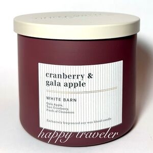 CRANBERRY GALA APPLE 3 Wick Candle